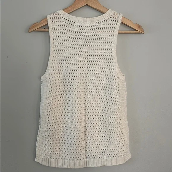 Forever New Cream Ribbed Tank Top - Picture 3 of 3